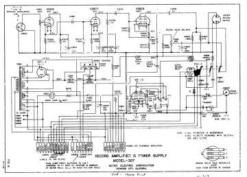 Ampex 307 2 schematic circuit diagram